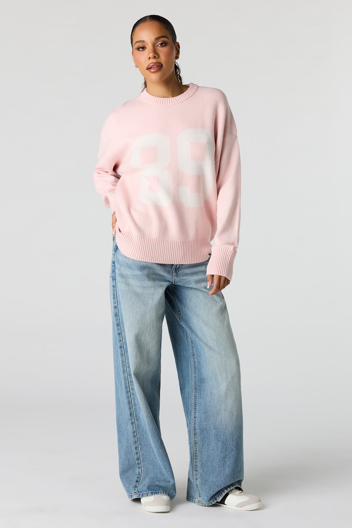 Vue alternative 3. Chandail en tricot de jacquard