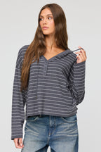 Striped Hooded Sweater