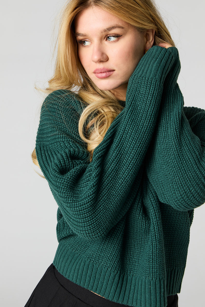 Chandail en tricot épais