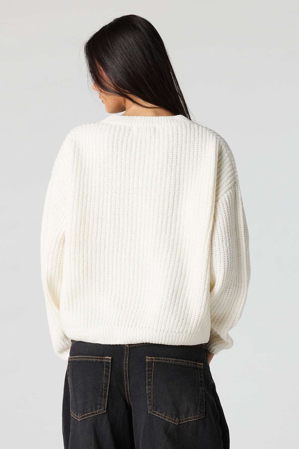Vue alternative 2. Chandail en tricot épais