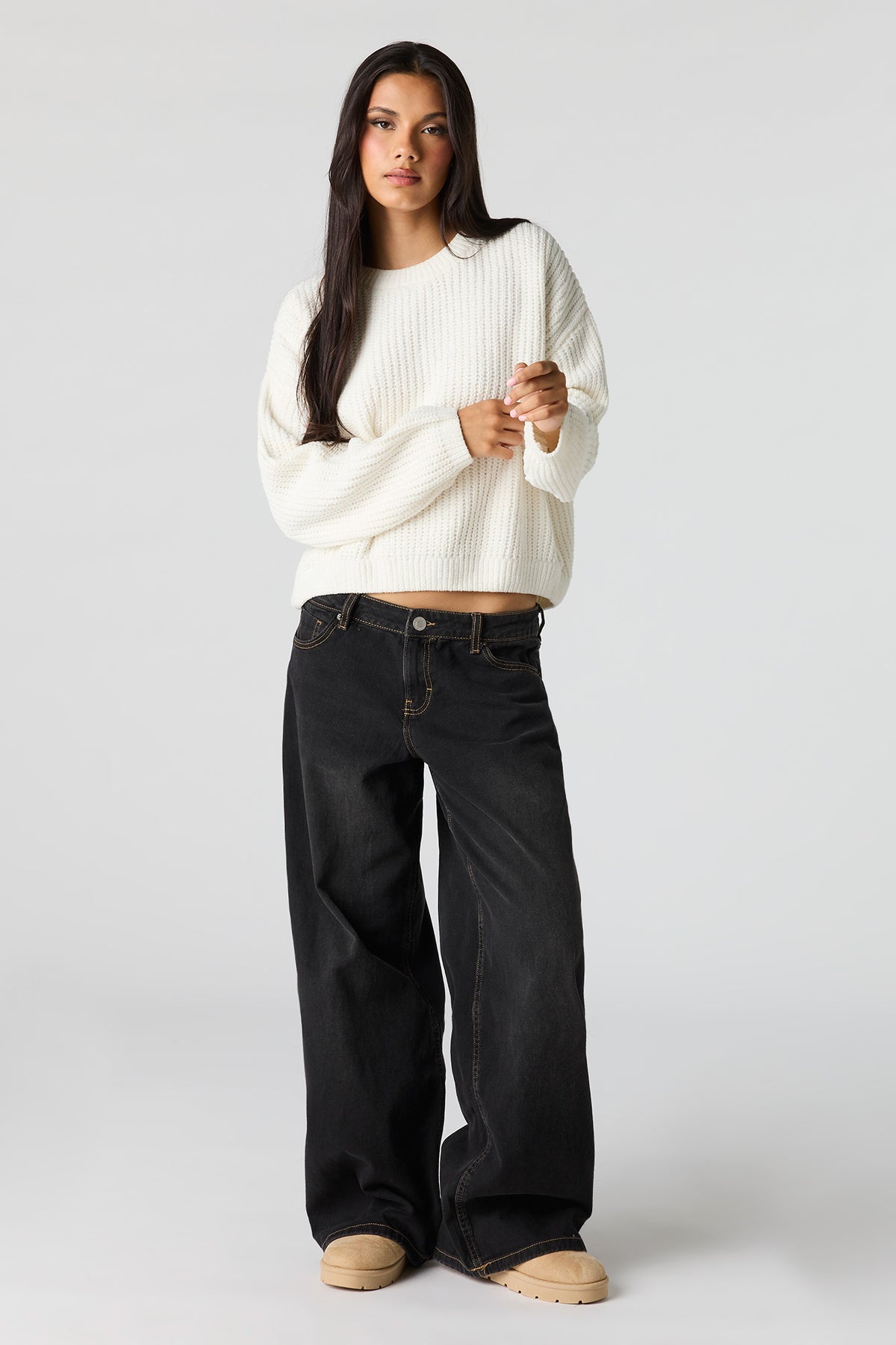 Vue alternative 3. Chandail en tricot épais