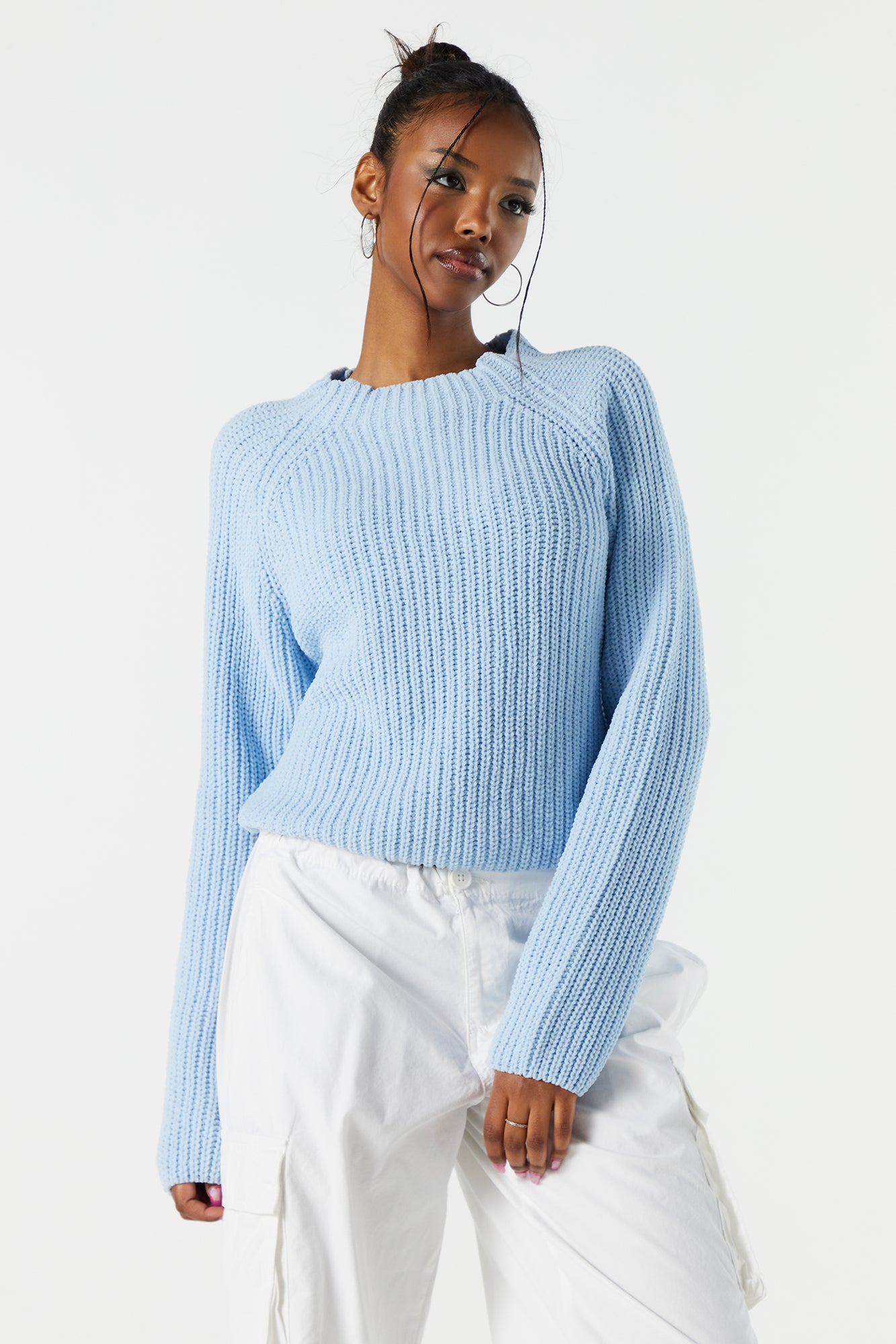 Knit Mock Neck Sweater – Urban Planet