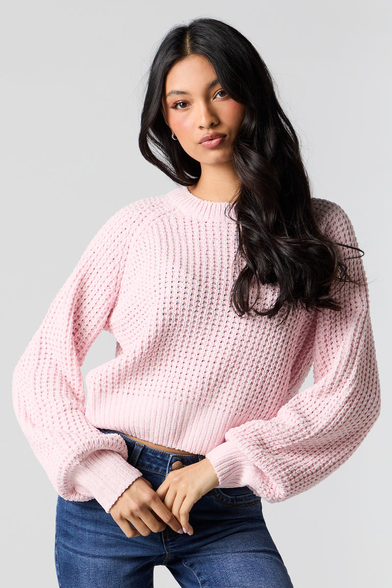 Waffle Knit Sweater