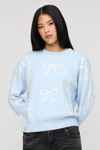 Oversized Jacquard Knit Sweater