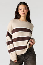 Chandail en tricot rayé