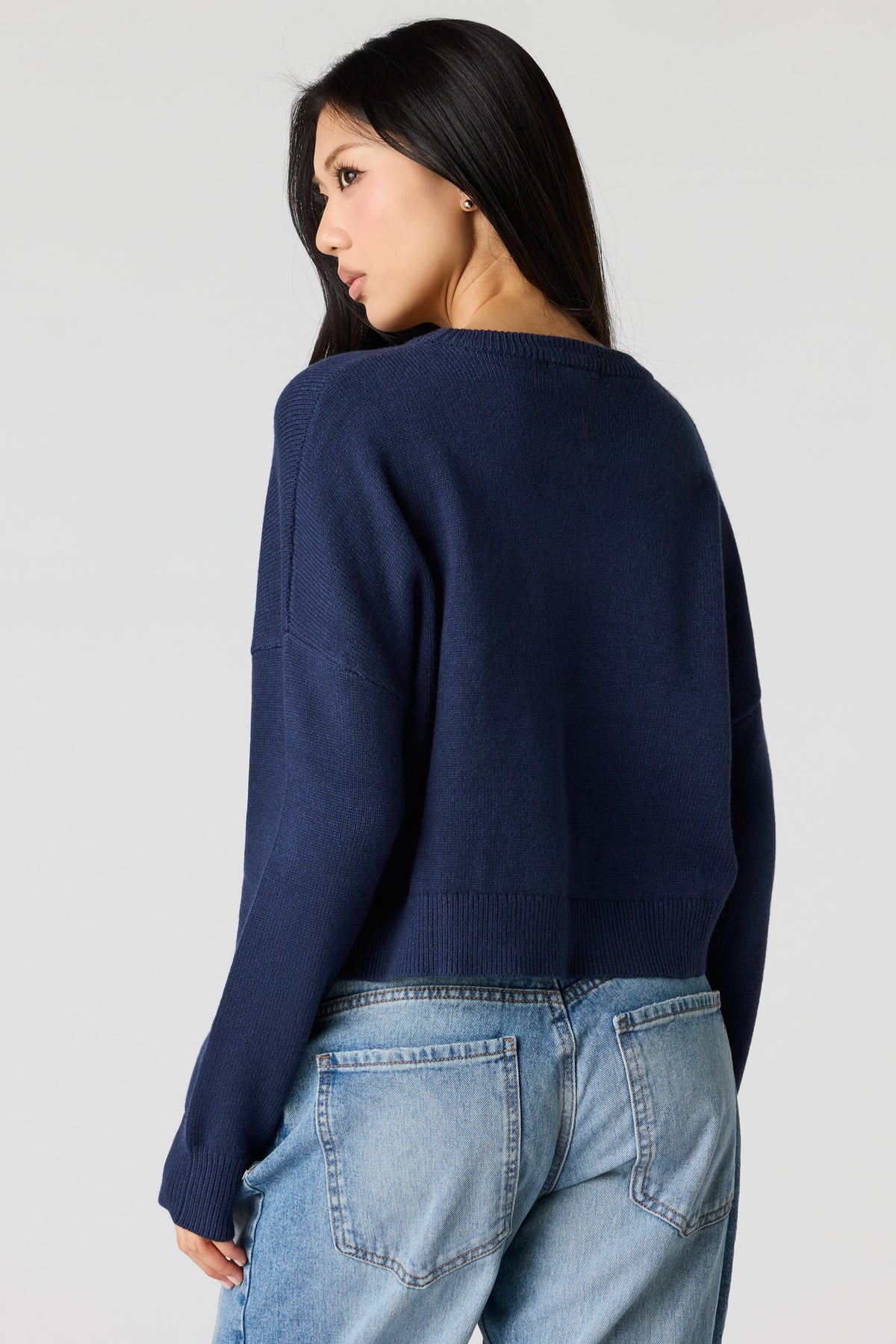 Vue alternative 2. Chandail en tricot de jacquard