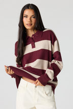 Striped Knit Polo
