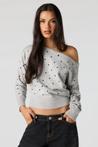 Off Shoulder Sweater