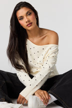 Off Shoulder Sweater
