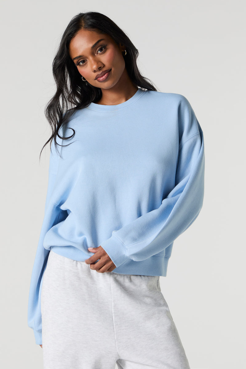 Chandail carré en molleton