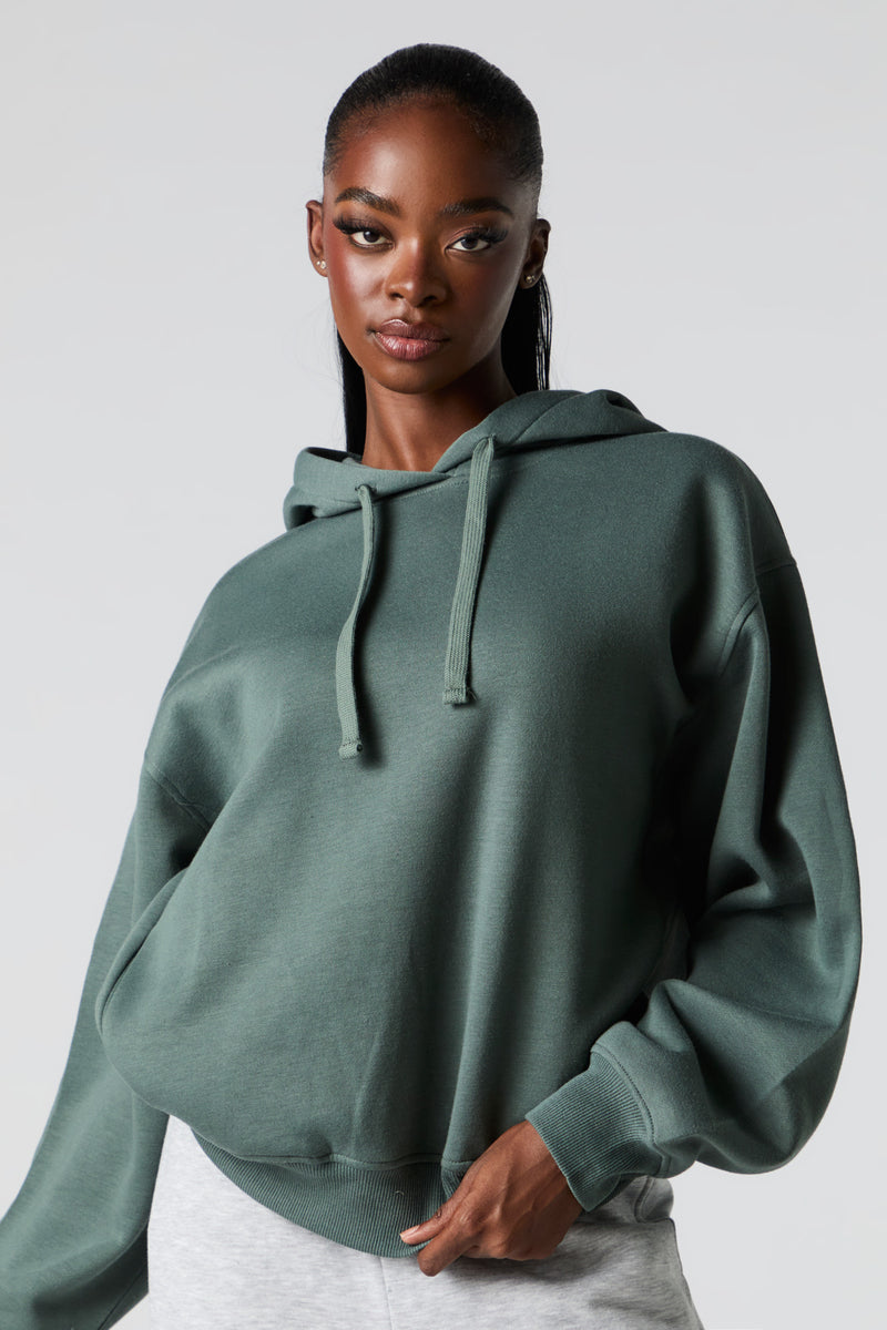 Boxy Fleece Hoodie