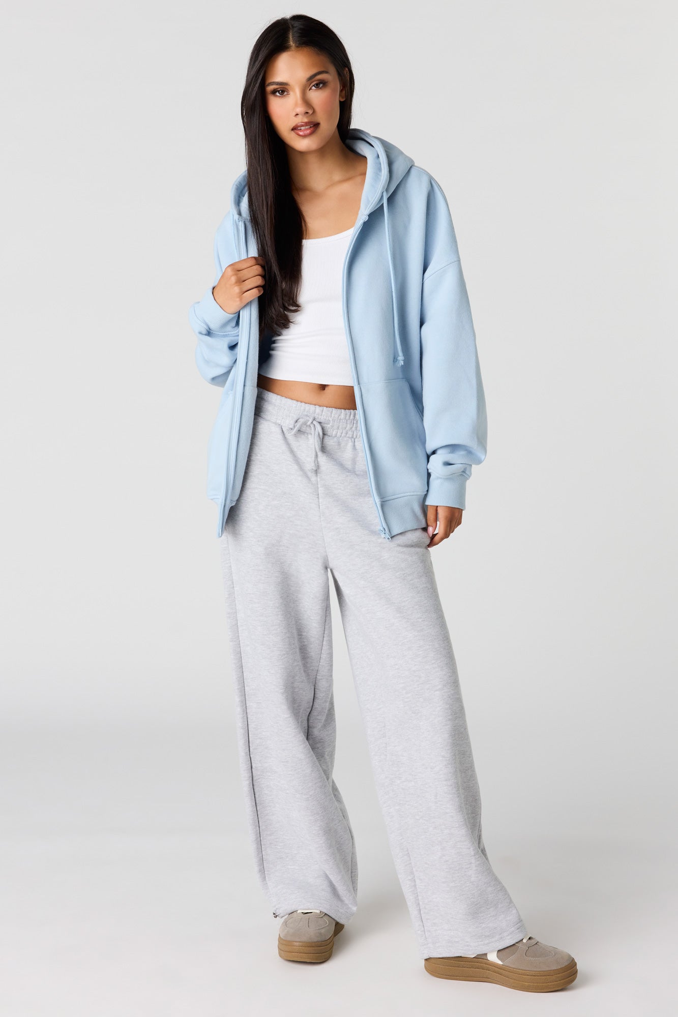 Luxe Fleece Oversized Zip Hoodie – Urban Planet