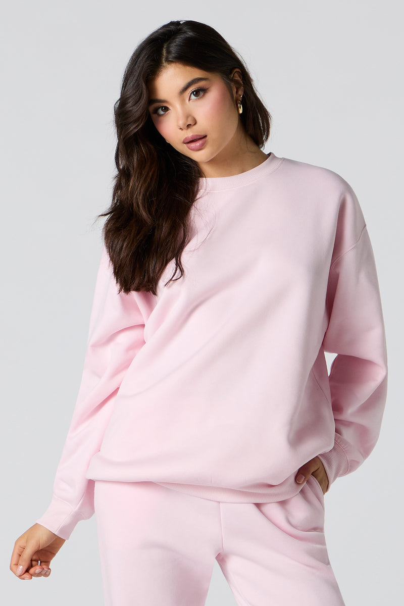 Soft Fleece Oversized Sweatshirt