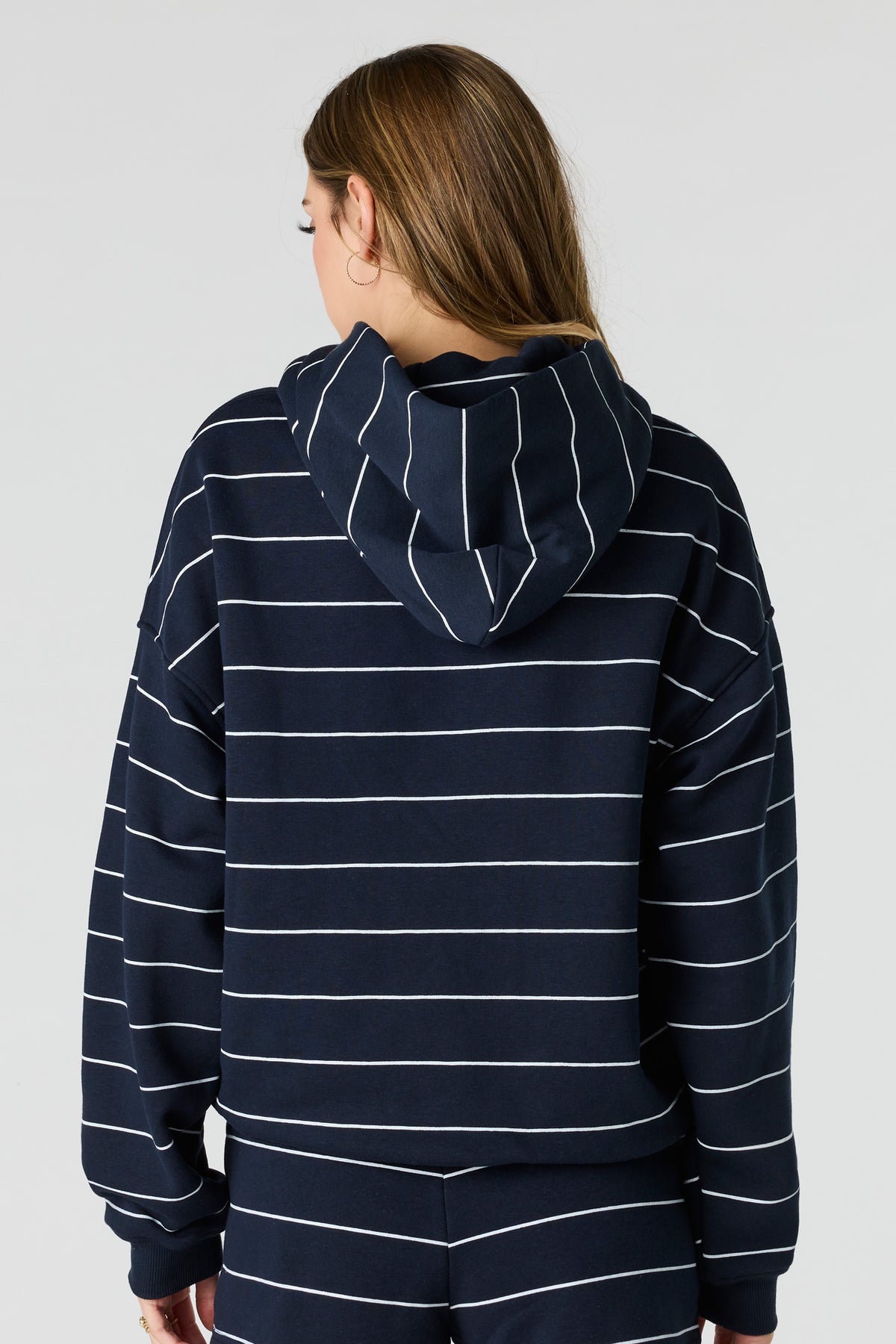 Alt View 2. Luxe Fleece Favourite Hoodie - Navy
