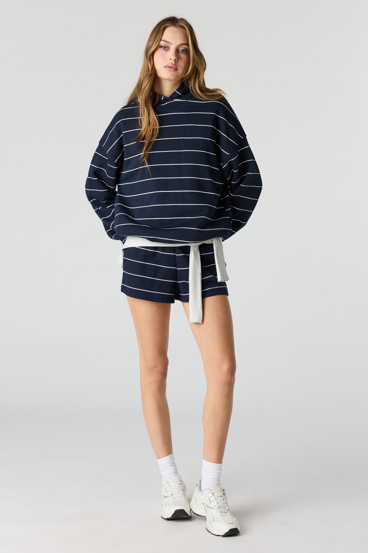 Alt View 3. Luxe Fleece Favourite Hoodie - Navy