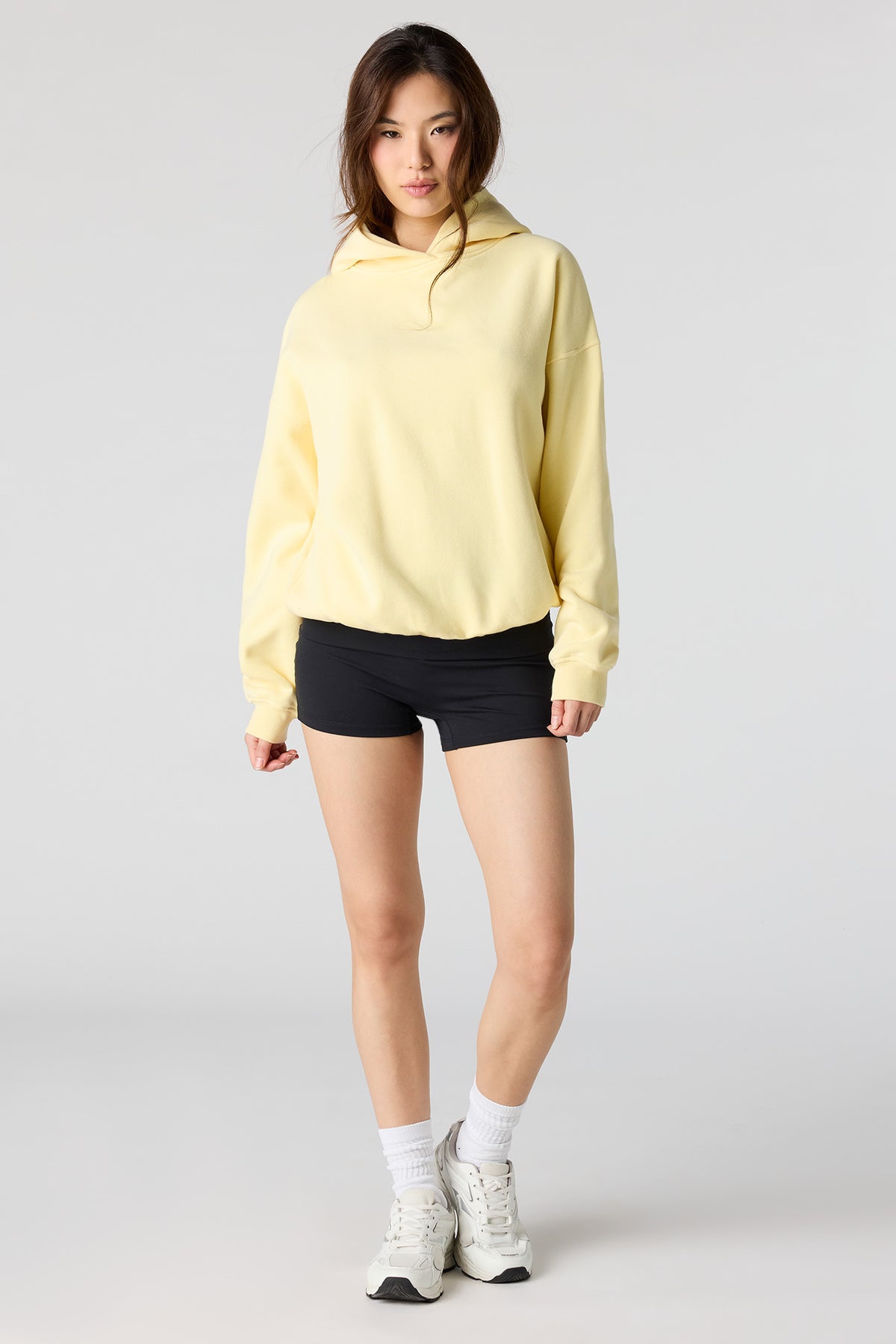 Alt View 3. Luxe Fleece Favourite Hoodie - Yellow