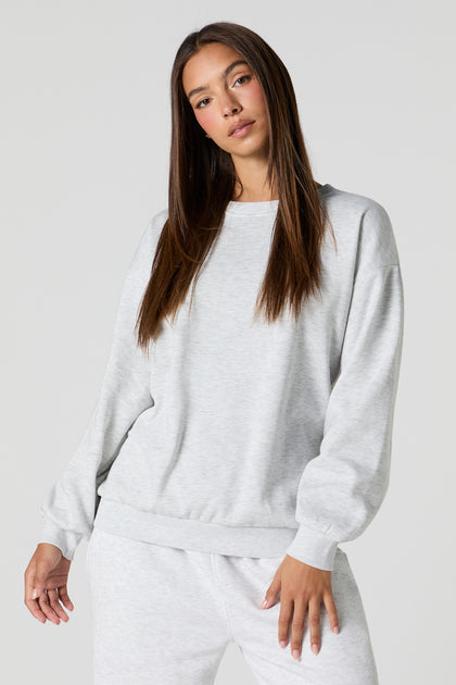 Oversized Soft Fleece Sweatshirt