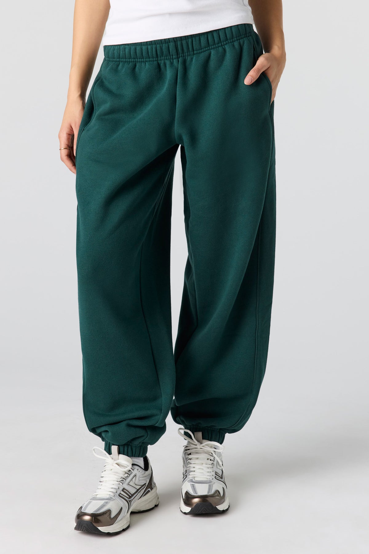 Vue alternative 2. Jogger baggy en molleton de luxe