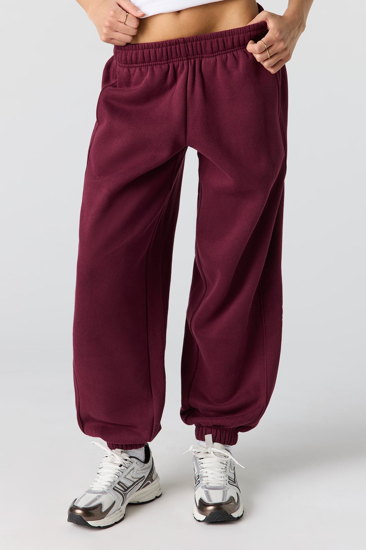 Vue alternative 2. Jogger baggy en molleton de luxe