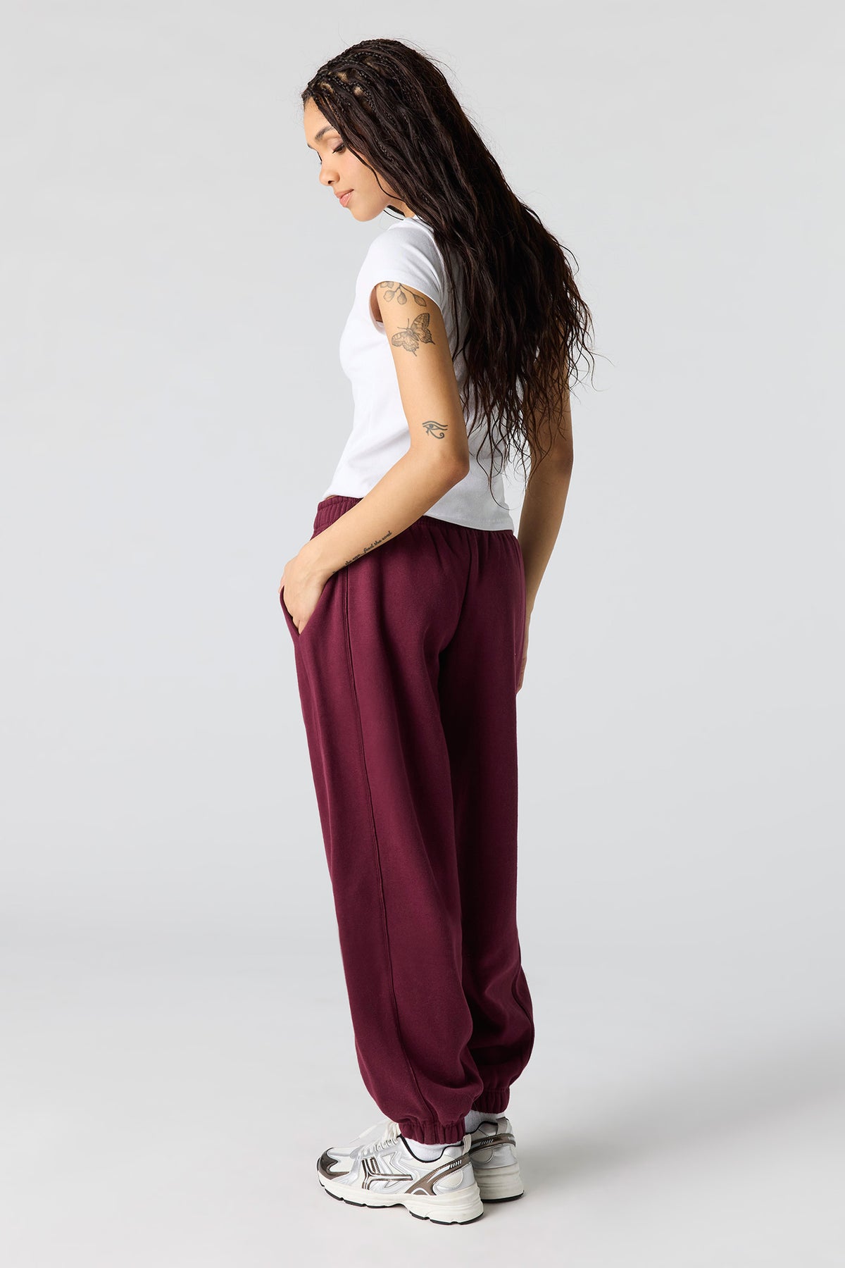 Vue alternative 3. Jogger baggy en molleton de luxe