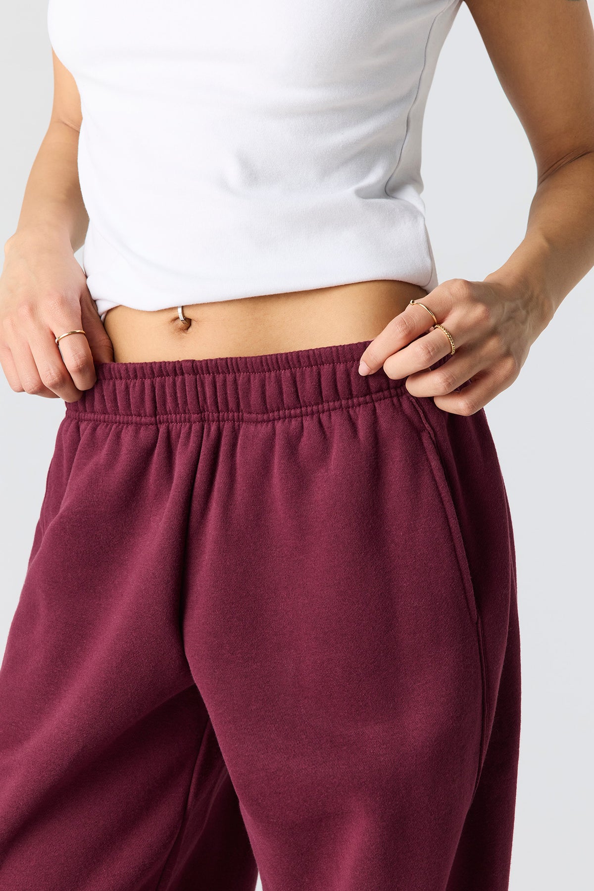 Vue alternative 4. Jogger baggy en molleton de luxe