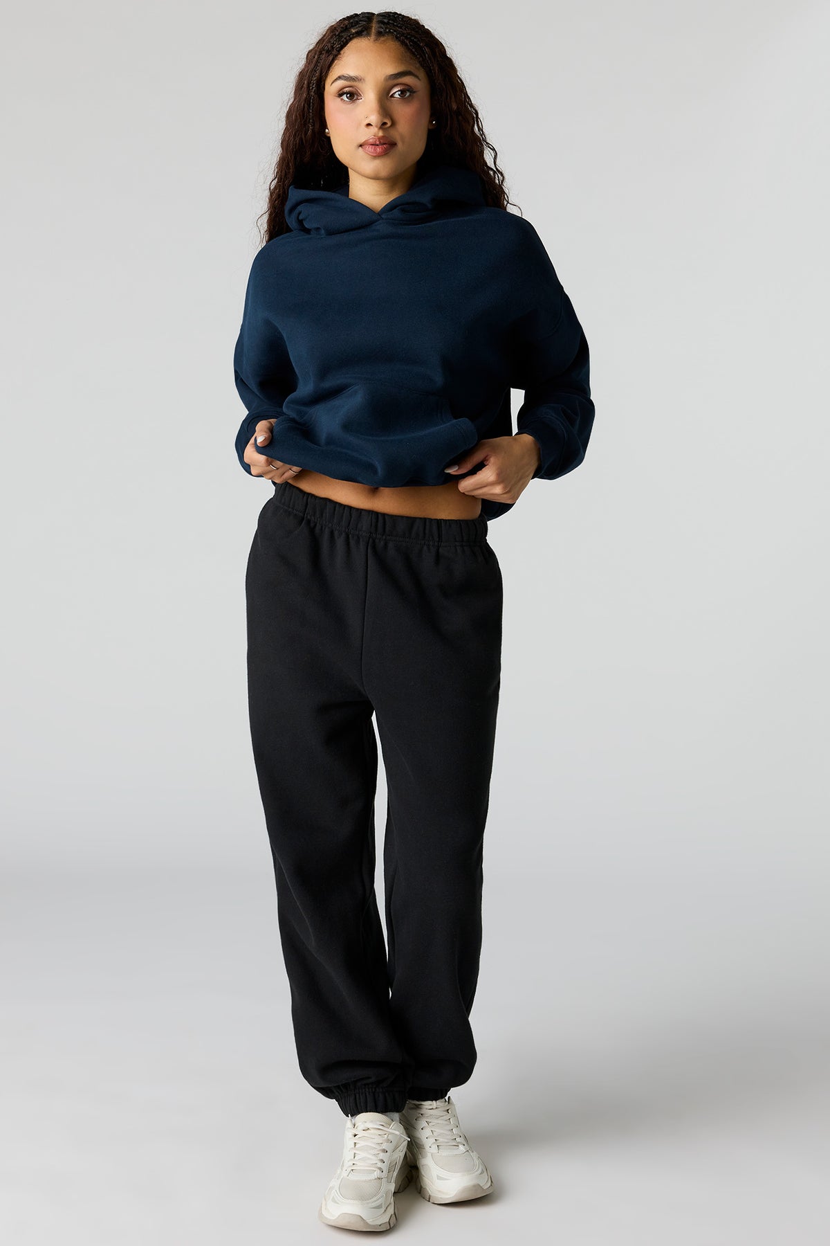 Alt View 5. Luxe Fleece Boyfriend Jogger - Camouflage