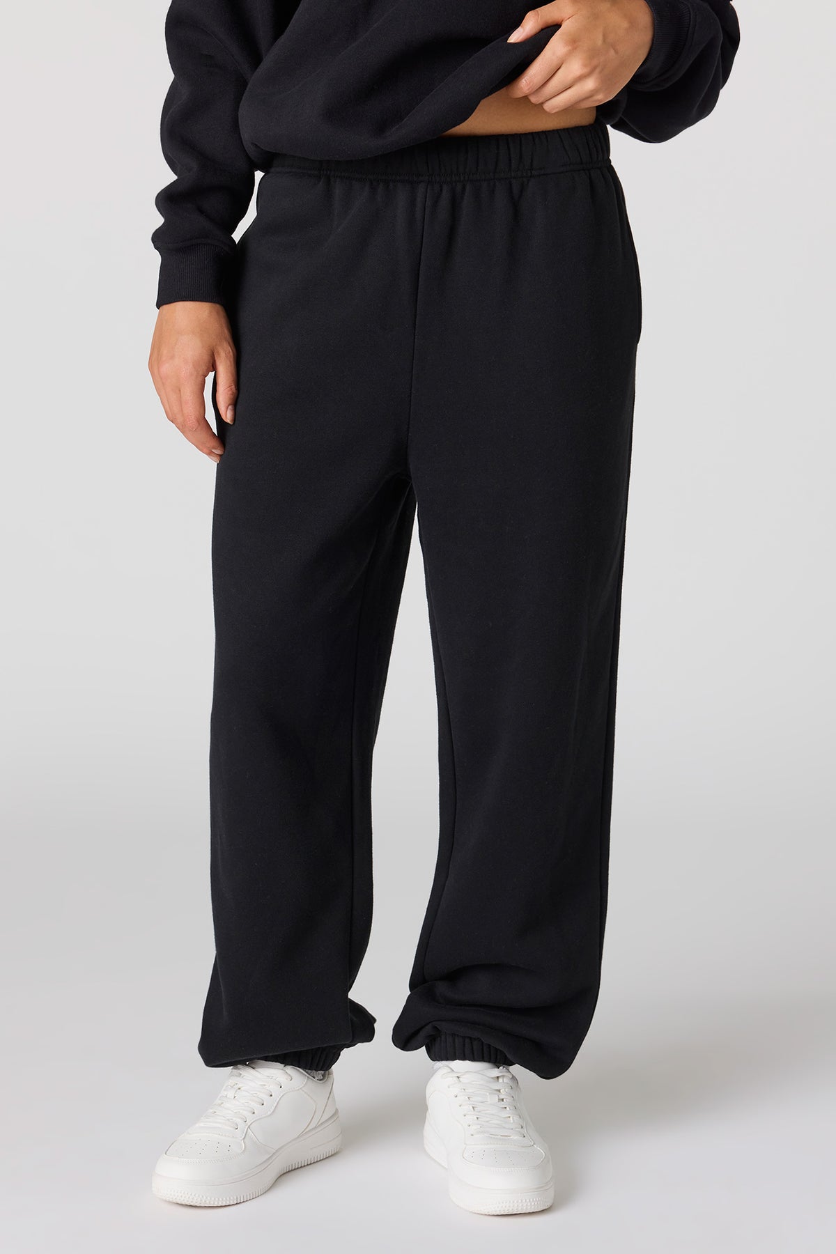 Alt View 6. Luxe Fleece Boyfriend Jogger - Purple