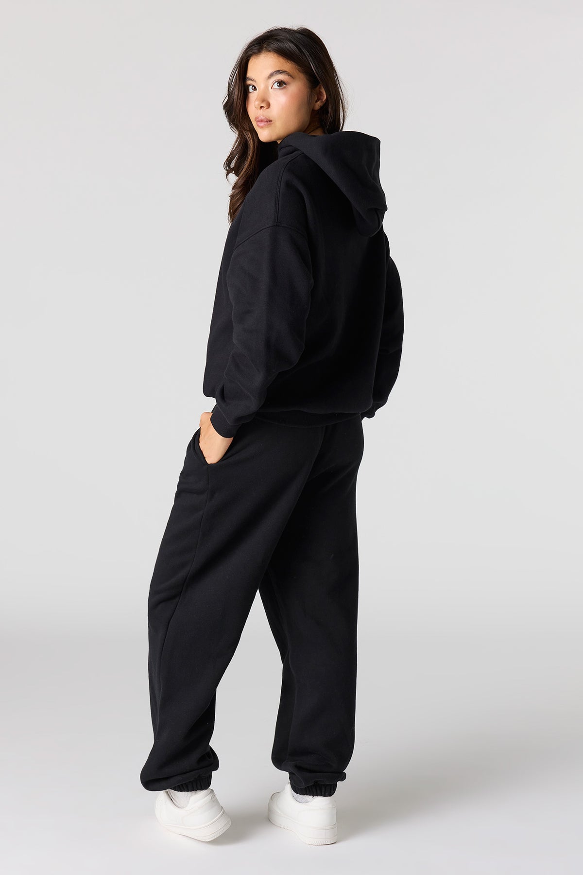 Alt View 7. Luxe Fleece Boyfriend Jogger - Purple