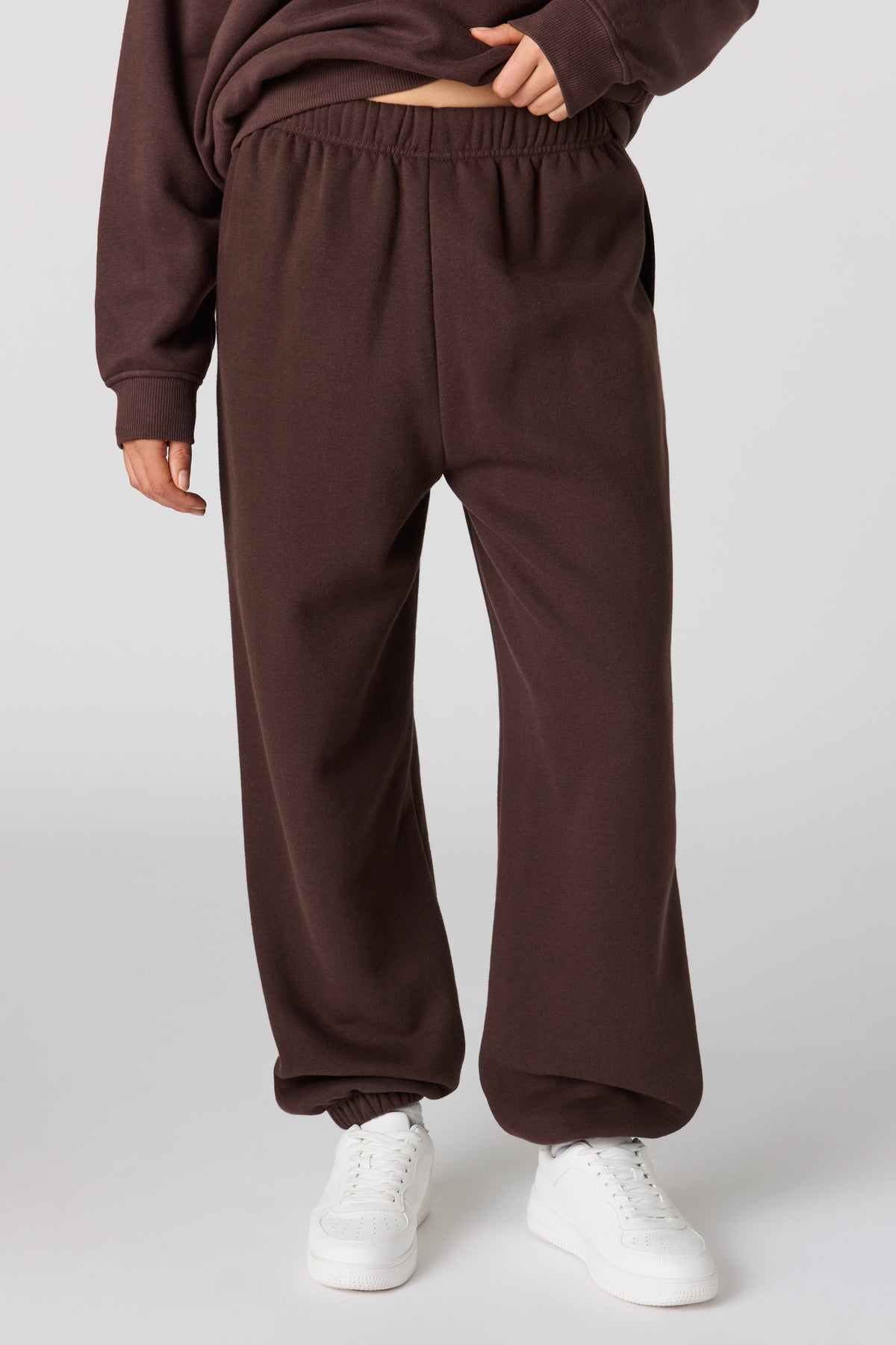 Alt View 14. Luxe Fleece Boyfriend Jogger - Purple
