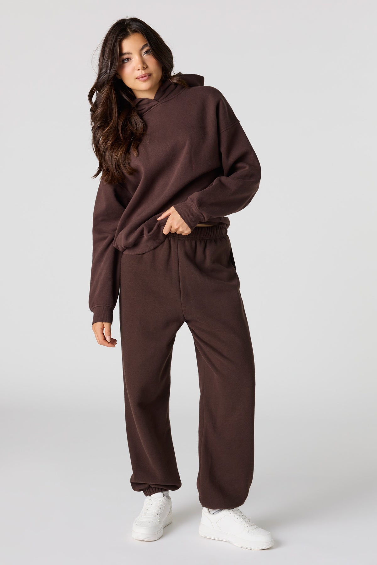 Alt View 13. Luxe Fleece Boyfriend Jogger - Purple