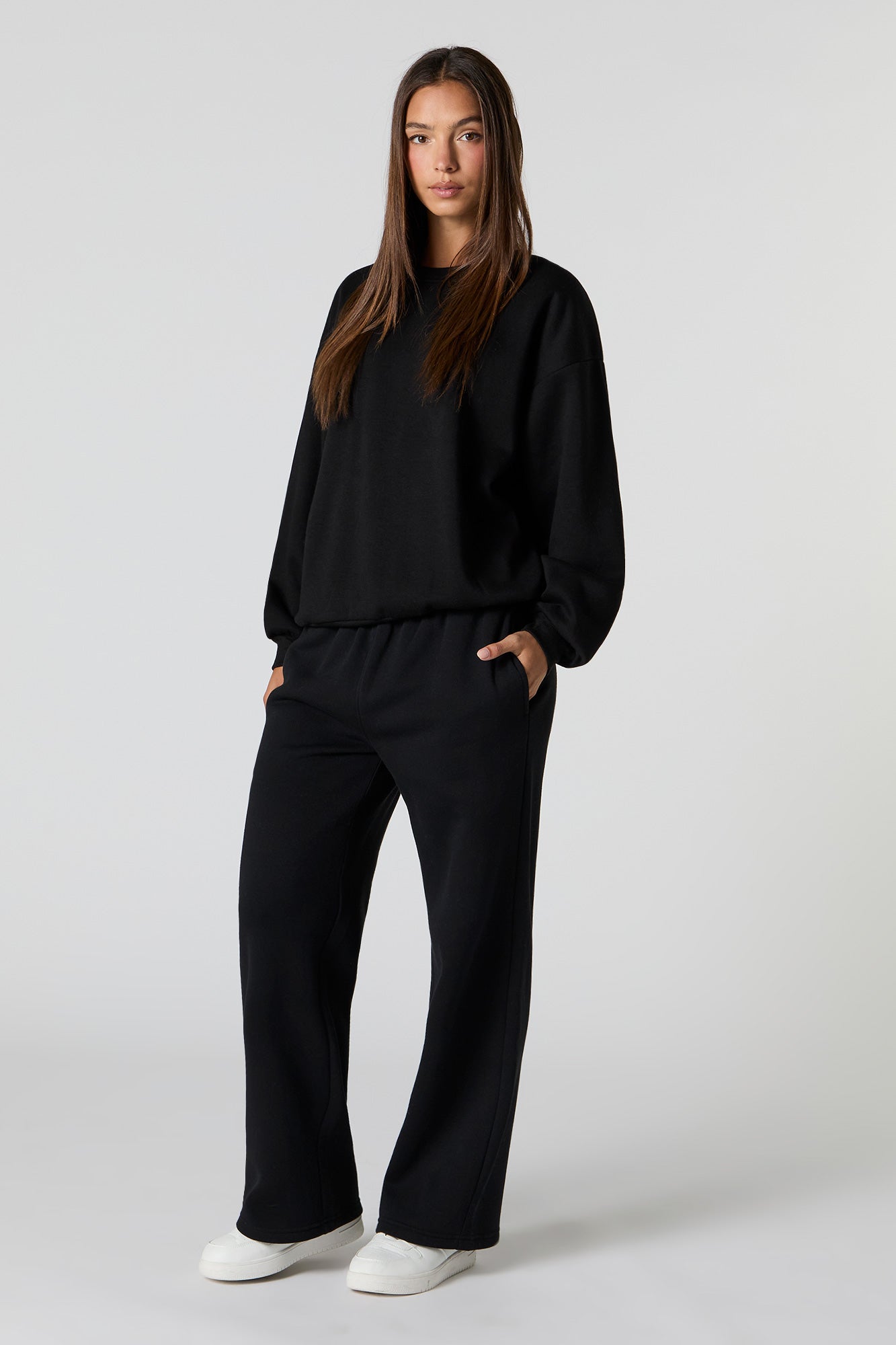 Soft Fleece Wide Leg Sweatpant