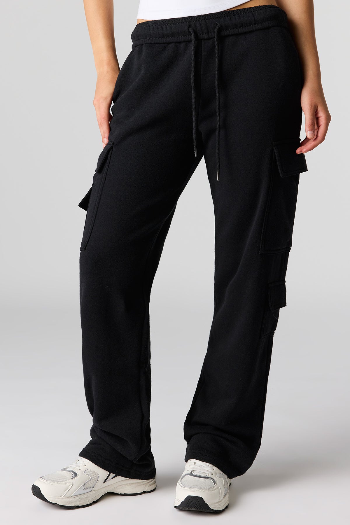 Vue alternative 2. Pantalon d'entraînement cargo en molleton de luxe