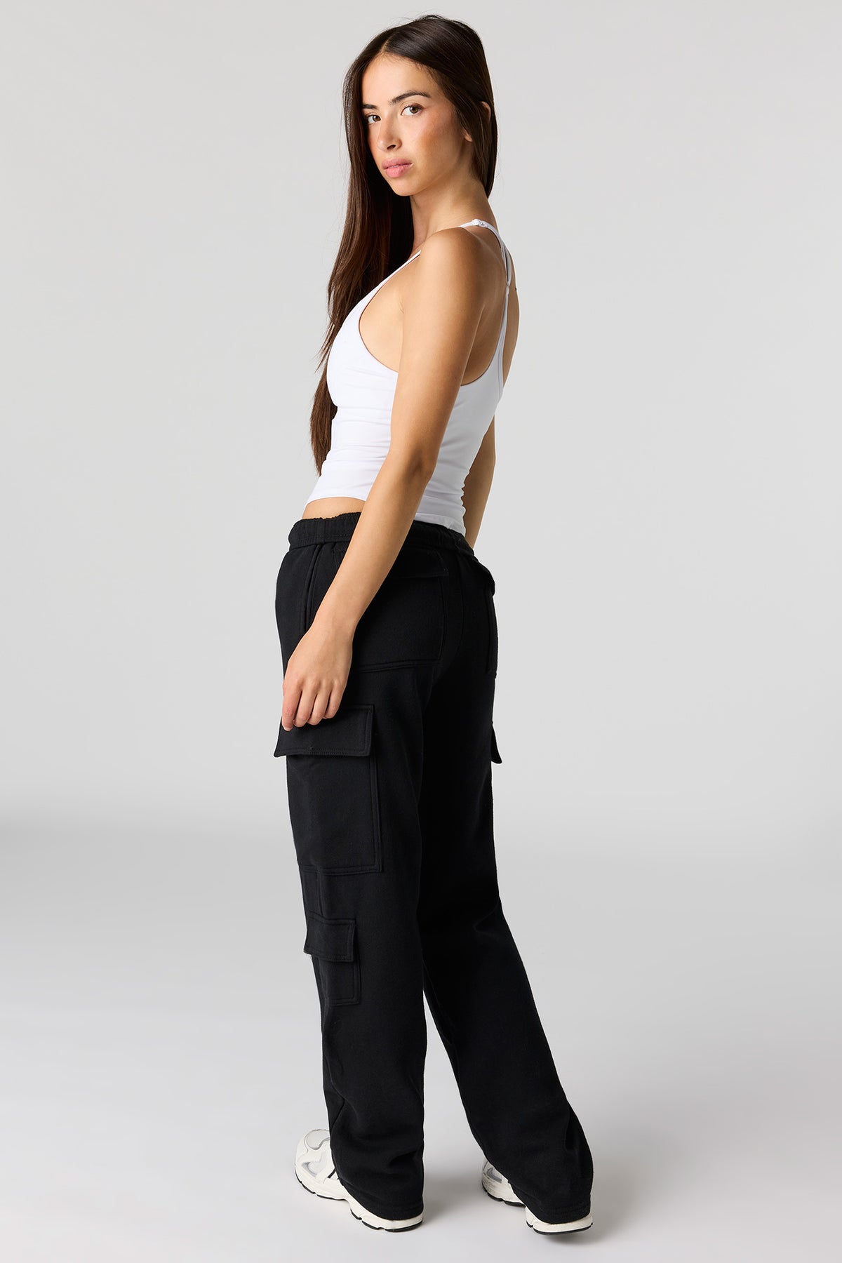Vue alternative 3. Pantalon d'entraînement cargo en molleton de luxe