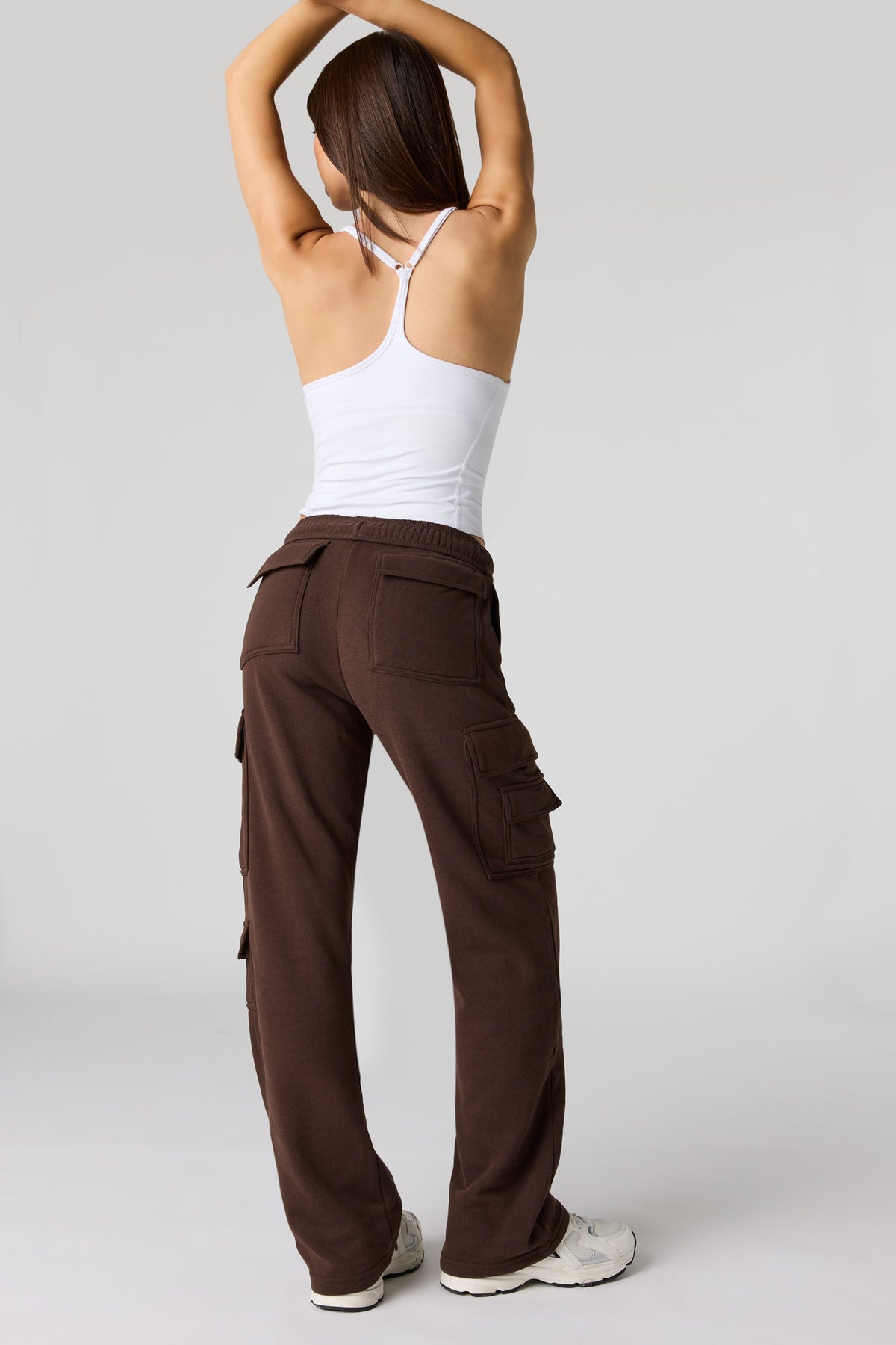 Vue alternative 3. Pantalon d'entraînement cargo en molleton de luxe