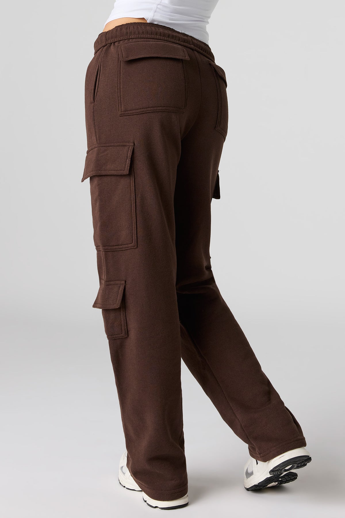 Vue alternative 4. Pantalon d'entraînement cargo en molleton de luxe