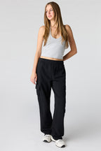 Pantalon d'entraînement cargo en molleton de luxe