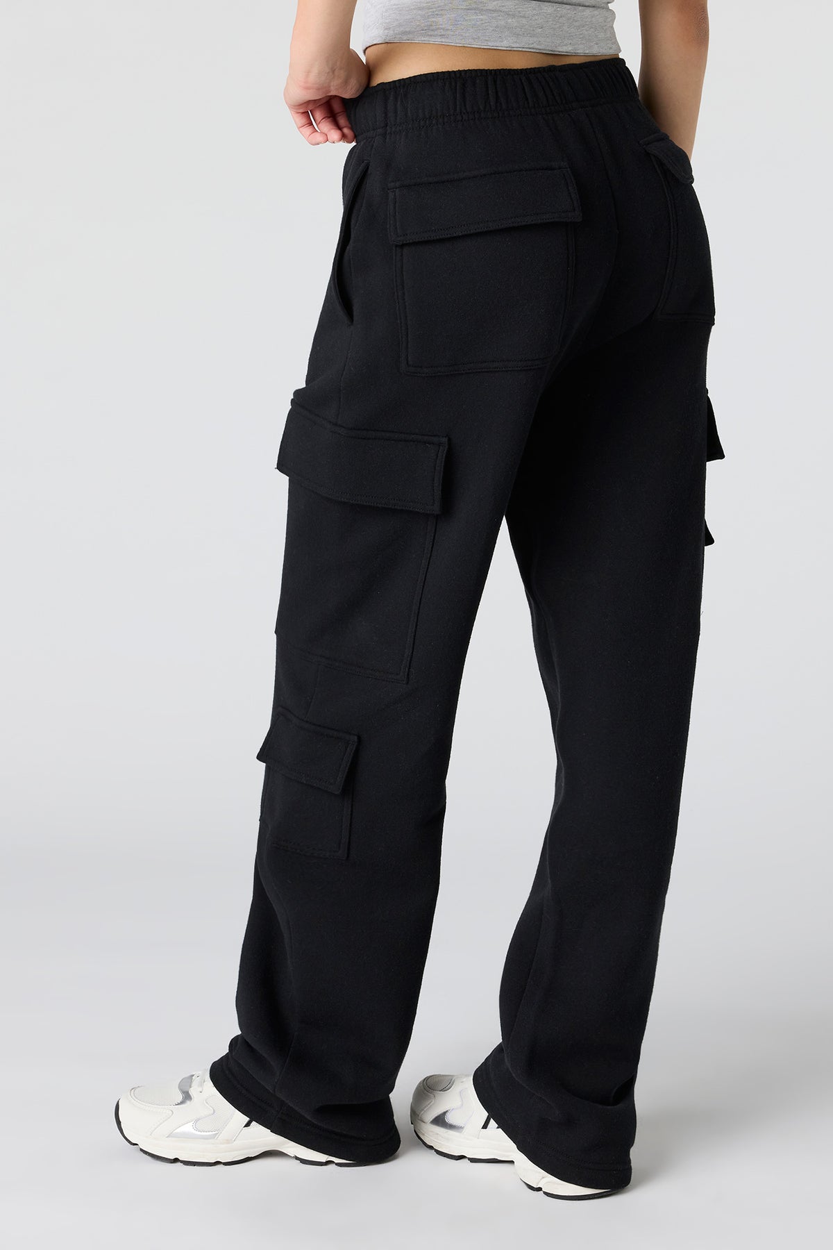 Vue alternative 4. Pantalon d'entraînement cargo en molleton de luxe