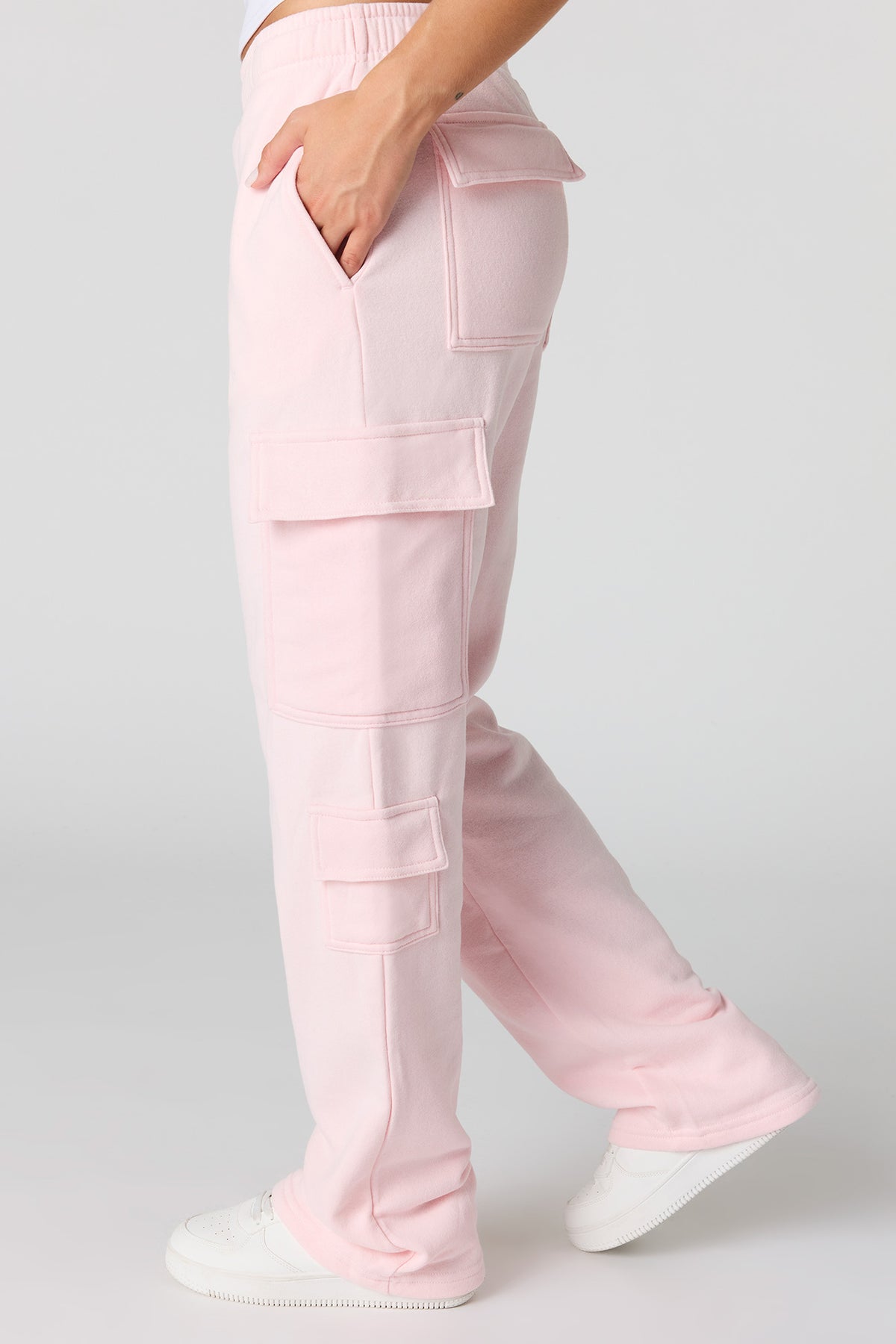 Vue alternative 4. Pantalon d'entraînement cargo en molleton de luxe