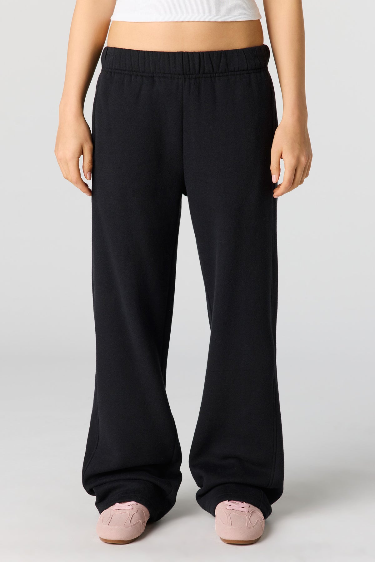 Alt View 5. Luxe Fleece Baggy Sweatpant - Charcoal