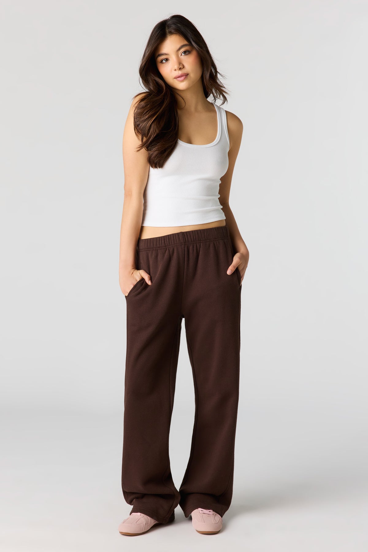 Alt View 10. Luxe Fleece Baggy Sweatpant - Charcoal
