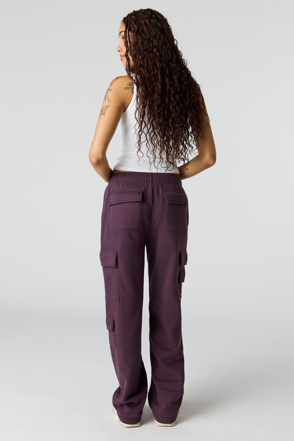Vue alternative 3. Pantalon d'entraînement cargo en molleton de luxe