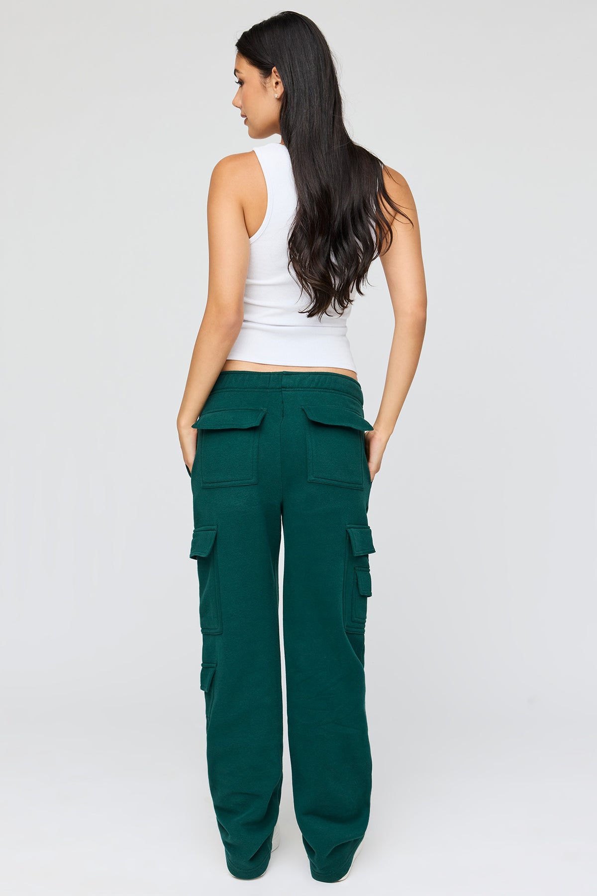 Vue alternative 3. Pantalon d'entraînement cargo en molleton de luxe