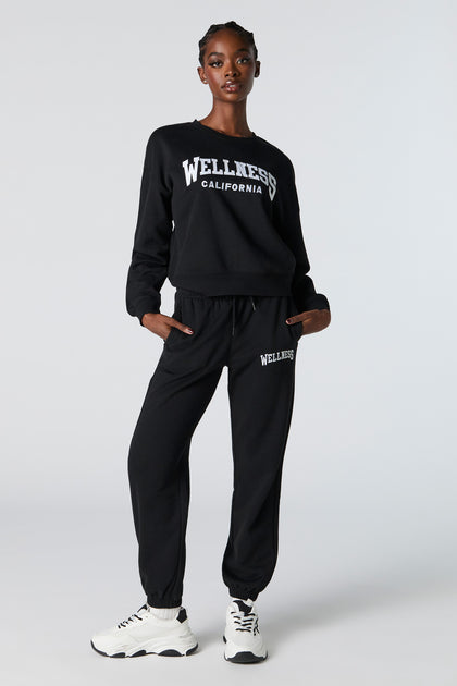 Destination Embroidered Fleece Jogger