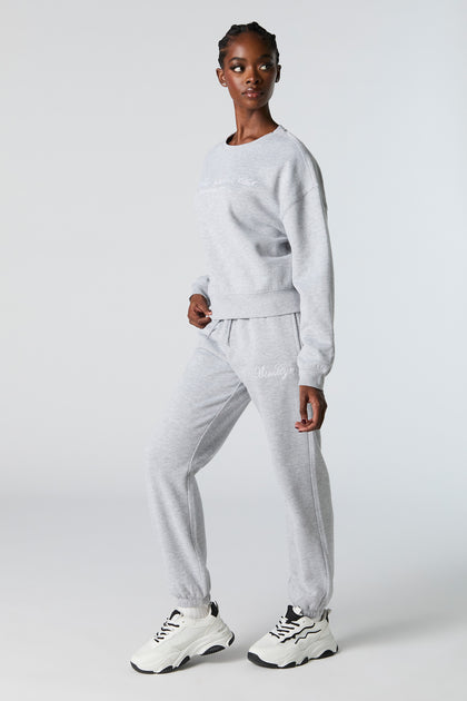 Destination Embroidered Fleece Jogger