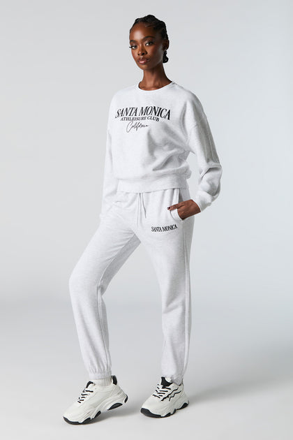 Destination Embroidered Fleece Jogger