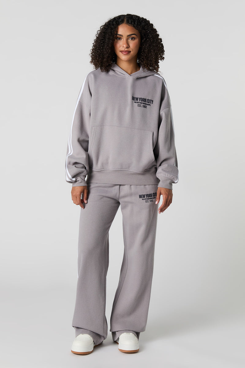 Pantalon en molleton à imprimé City