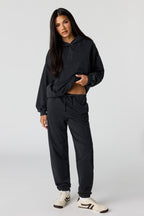 Luxe Fleece Washed Low Rise Jogger