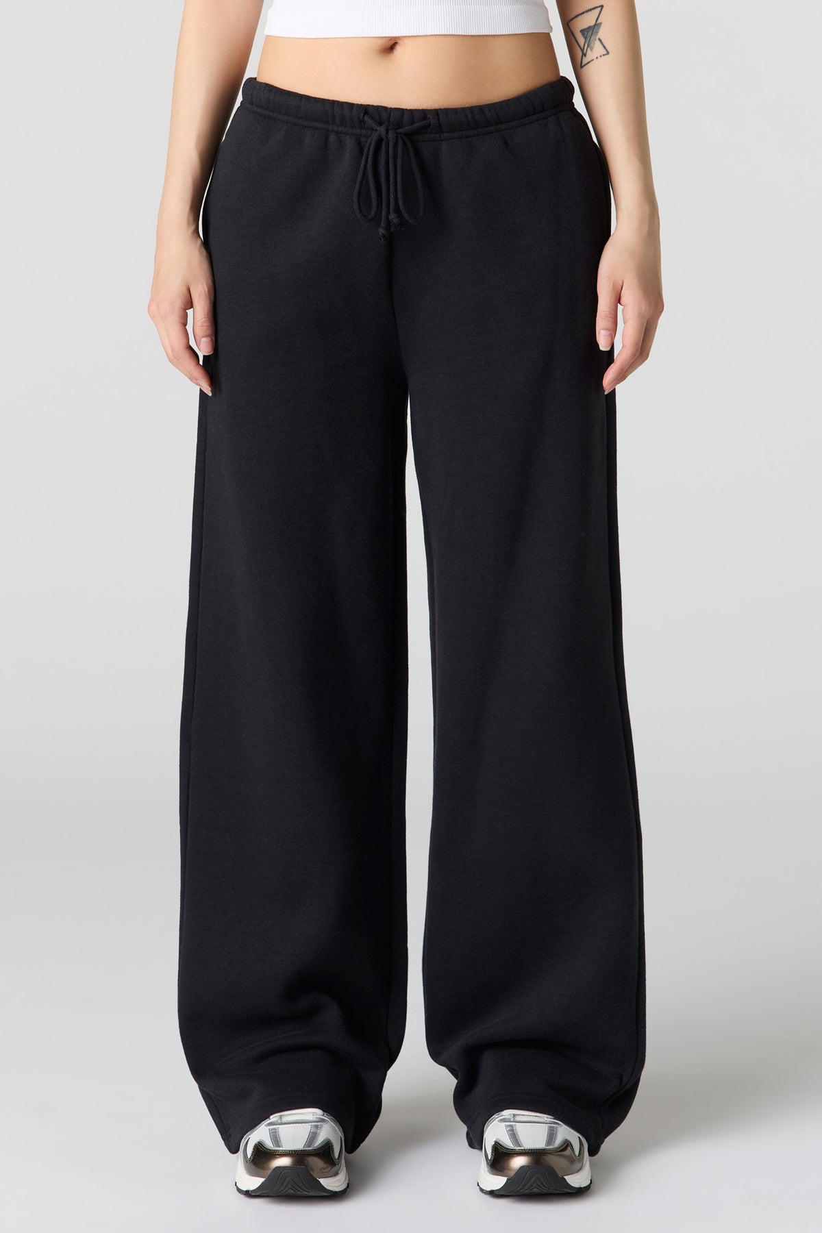 Vue alternative 2. Pantalon d'entraînement à jambe large en molleton de luxe