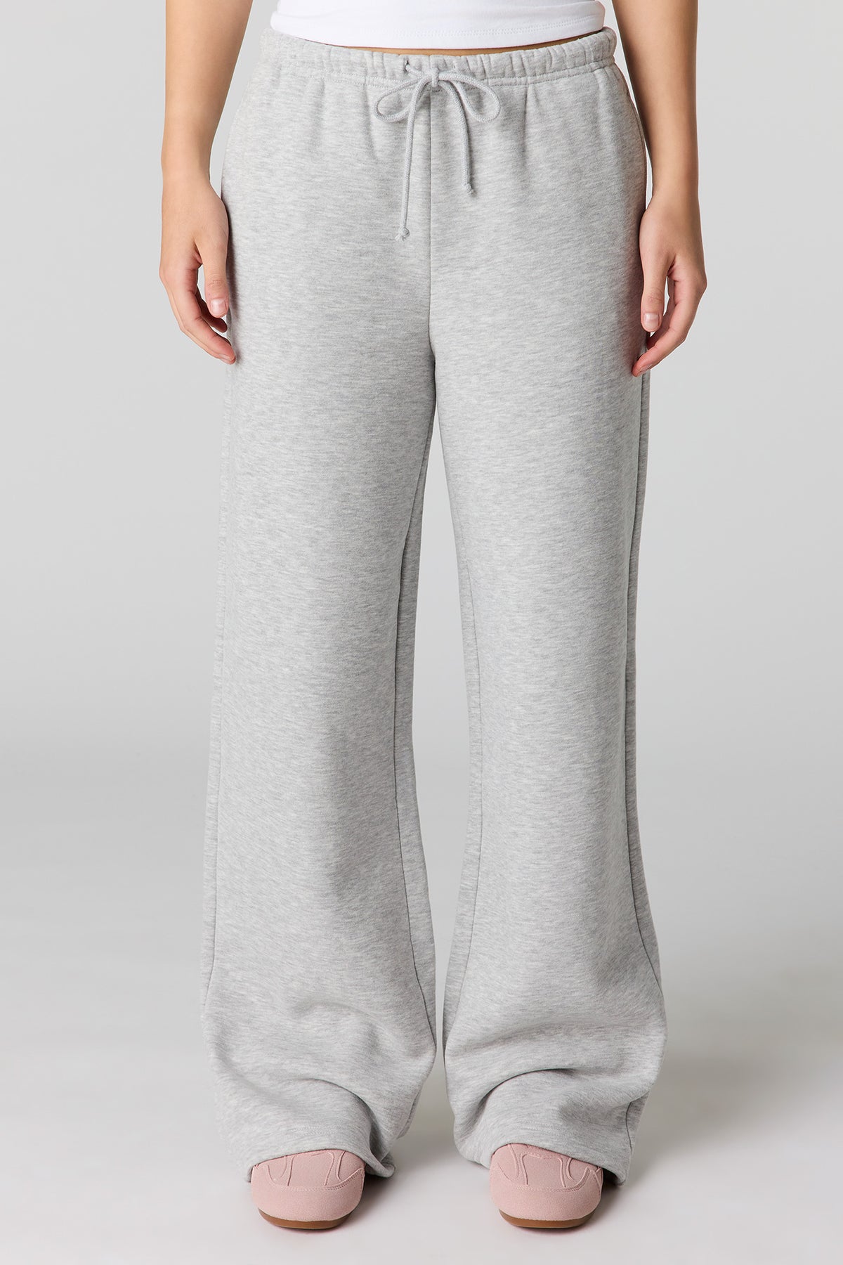 Vue alternative 2. Pantalon d'entraînement à jambe large en molleton de luxe