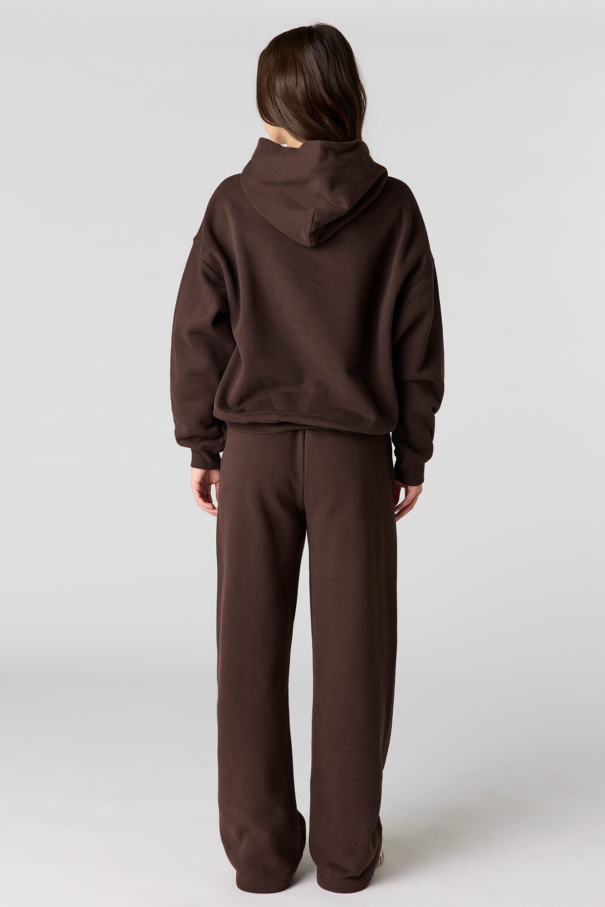 Vue alternative 3. Pantalon d'entraînement à jambe large en molleton de luxe